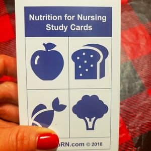 Nutrition Sealed Cathy Parkes LevelUpRN cards